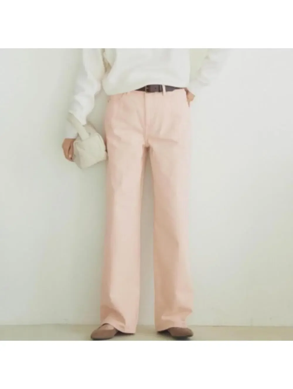 Uniqlo Wide Straight Jeans | Tall NWT Pink Size 26 Tall